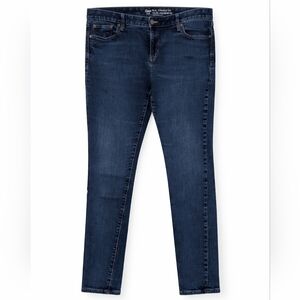 Gap Real Straight Fit Jeans Women’s 16 / 33R Classic Dark Wash Denim